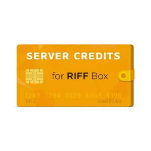Créditos del servidor para RIFF Box