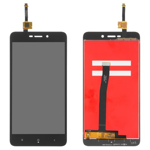Pantalla LCD puede usarse con Xiaomi Redmi 4A, negro, original vidrio reemplazado 