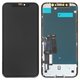 Pantalla LCD puede usarse con Apple iPhone XR, negro, con marco, AAA, Tianma, con placa protectora de pantalla