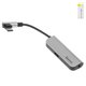 Adaptador Baseus L53, no soporta micrófono, de USB tipo-C a 3.5 mm 2 en 1, USB tipo C, TRS 3.5 mm, plateado, #CATL53-S1