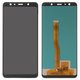 Pantalla LCD puede usarse con Samsung A750 Galaxy A7 (2018), negro, con ajuste de brillo, Best copy, sin marco, Copy, (TFT)