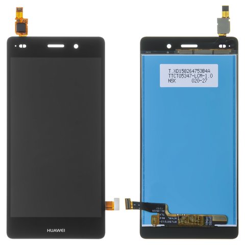 Pantalla LCD puede usarse con Huawei P8 Lite ALE L21 , negro, clase B, sin marco, Copy