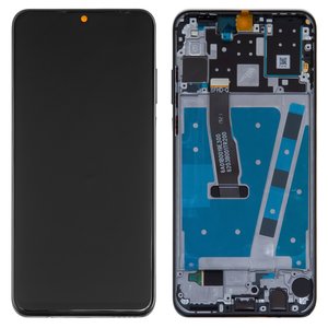 Pantalla LCD puede usarse con Huawei P30 Lite, negro, con marco, Original PRC , 48 MP 