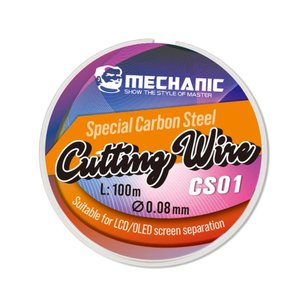 Hilo para separar el vidrio Mechanic CS01, 0.08 mm, 100 m