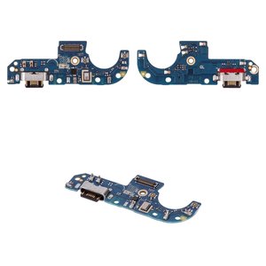 Cable flex puede usarse con Motorola Moto G42, del conector de carga, con micrófono, con componentes, High Copy, placa del cargador