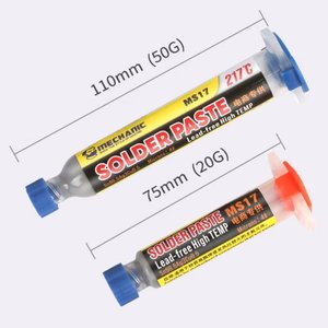 Pasta BGA Mechanic MS17, Sn 96.5%,  Ag 3%, Cu 0.5%, 217 °C, 50 g