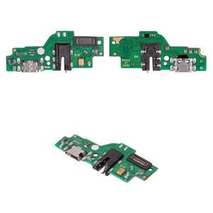 Cable flex puede usarse con Infinix Hot 10 Lite, del conector de carga, con micrófono, con componentes, High Copy, placa del cargador