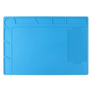 Alfombrilla aislante Mechanic S 120B, antiestático, 340 mm, 230 mm, con secciones