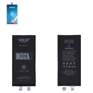 Batería Deji puede usarse con Apple iPhone 11, Li ion, 3.83 V , 3510 mAh, sin controlador, mayor capacidad