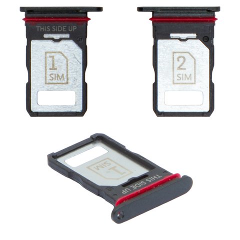 Sujetador de tarjeta SIM puede usarse con Motorola Edge 50 Ultra, gris, forest grey