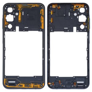 Parte media de carcasa puede usarse con Samsung A256 Galaxy A25, negra