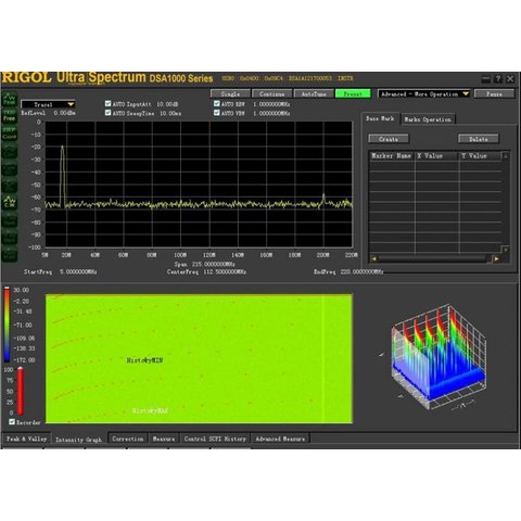 Программное обеспечение RIGOL Ultra Spectrum для RIGOL DSA700 DSA800 DSA1000
