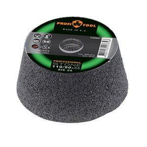 Круг зачисний конічний PROFITOOL PROFESSIONAL 110 90х55хM14; SIC 80