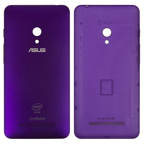 Задня панель корпуса для Asus ZenFone 5 A501CG , фіолетова, з боковою кнопкою