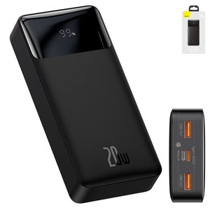 Power bank Baseus Bipow Digital, 20000 мАг, 20 Вт, чорний, Quick Charge, #PPDML M01 PPBD050501