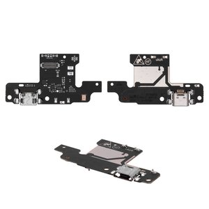 Шлейф для ZTE Blade V10 Vita, конектора зарядки, з мікрофоном, High Copy, плата зарядки