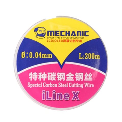 Струна для отклеивания стекла Mechanic iLine X, 0,04 мм, 200 м