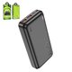 Power bank Hoco J101A, 20000 мАг, 22,5 Вт, чорний, Power Delivery (PD), #6931474782496