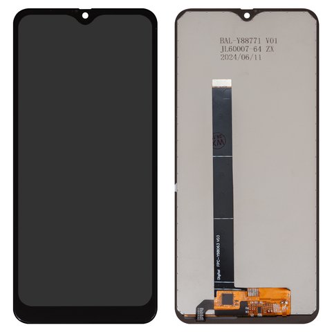 Дисплей для Blackview A60, A60 Plus, A60 Pro, чорний, без рамки, High Copy, FPC Y88063