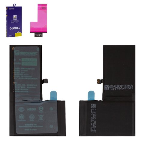 Аккумулятор Mechanic для Apple iPhone X, Li Polymer, 3,8 В, 3090 мАч, повышенная ёмкость, original IC