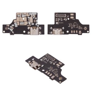 Шлейф для ZTE Blade A7 2019  , коннектора зарядки, с микрофоном, Сopy, плата зарядки