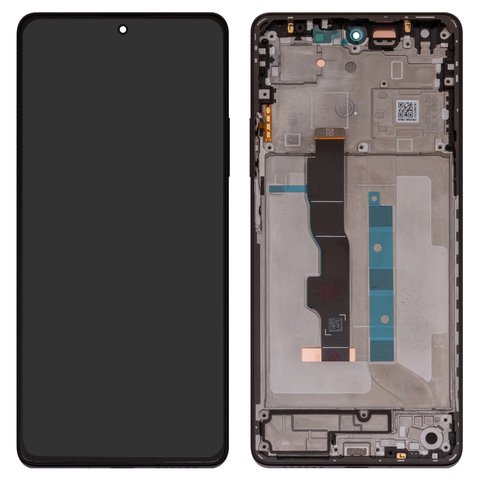Дисплей для Xiaomi Redmi Note 13 5G, чорний, з рамкою, High Copy, OLED 
