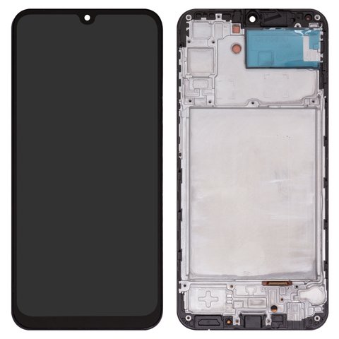 Дисплей для Samsung A245 Galaxy A24, черный, с рамкой, Сopy, TFT 