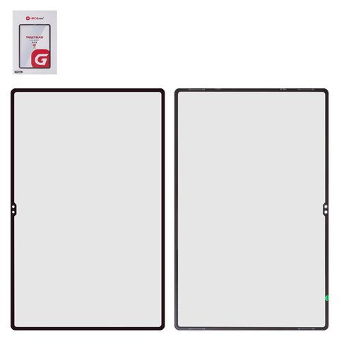 Скло корпуса G+OCA PRO для Samsung X910, X916, X918  Galaxy Tab S9 Ultra, з ОСА плівкою, чорне
