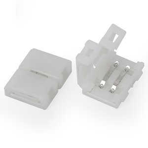 Прямой 2-контактный коннектор для соединения RGB светодиодных лент SMD3528/2835 Прямой 2-контактный коннектор для соединения RGB светодиодных лент SMD3528/2835