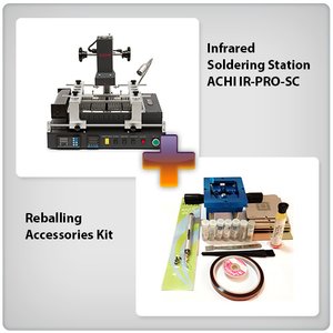 Estación de soldadura infrarroja ACHI IR-PRO-SC + Juego de accesorios para reballing Estación de soldadura infrarroja ACHI IR-PRO-SC + Juego de accesorios para reballing
